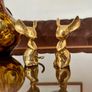 Two Vintage Stylised Big Eared Brass Mouse Figurines Brass Mice Ornaments 1970s Image 3