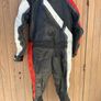 motorcycle suit leather in good condition. Size uk 46 Image 8