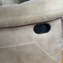 Fabric Corner Recliner Sofa - Taupe Image 8