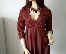 Lace draped Zara dress, size L (14 UK), new