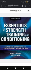 Essentials of strength training and conditioning