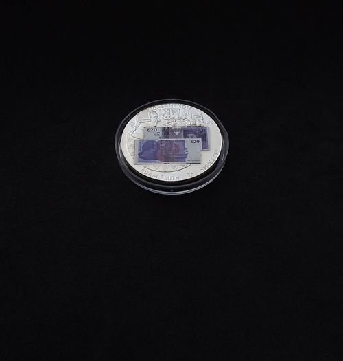British Banknote Series : Adam Smith " 20 Pound " Commemorative Medallion/Coin