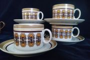 Vintage cups, retro cups, Polovi Germer