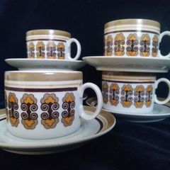 Vintage cups, retro cups, Polovi Germer