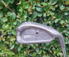 Ping iSi K 5 Iron Black Lie Angle JZ Steel Shaft Mens RH