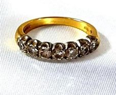 Victorian 18ct Gold Diamond Ring