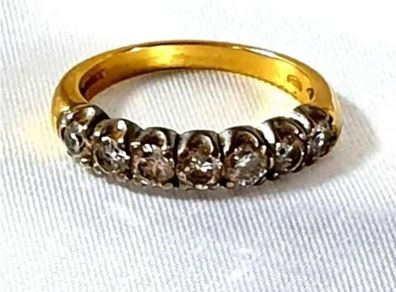 Victorian 18ct Gold Diamond Ring