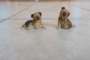 Vintage Ceramic Wade Whimsies Alsation Dogs