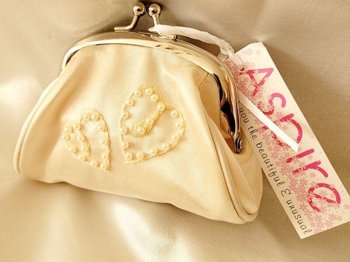 Small Cream Communion Bridal Purse