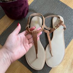 Genuine suede sandals in brand new condition