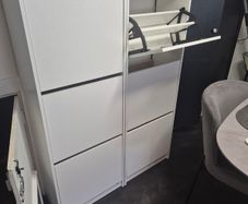 Two IKEA Bissa Shoe Cabinet