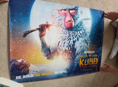 Kubo and the Two Strings Monkey character movie poster