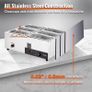 6-Pan Commercial Food Warmer Electric Steam Table 1200W Professional Countertop for Restaurant Image 6
