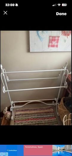 Shabby chic Towel Rail