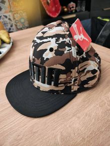 Puma camo snapback cap