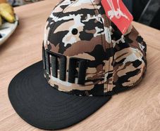 Puma camo snapback cap