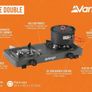 Vango Blaze Double Gas Stove / Cooker New Image 2