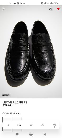 real leather loafers