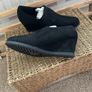 Bnwt black wedge shoe size 41(7) Image 5
