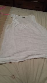 White Linen Top