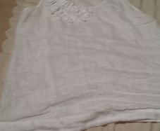 White Linen Top