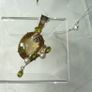 Large Modern Statement Citrine, Peridot & Pearl Pendant with Chain. Sterling Silver Image 2