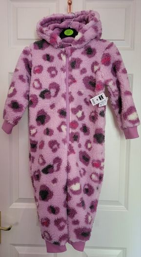 Girls Fleece Onsie 4-5yrs