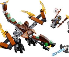 Lego Ninjago 70599: Cole's Dragon (2016) 100% Complete (NO BOX)