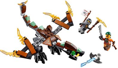 Lego Ninjago 70599: Cole's Dragon (2016) 100% Complete (NO BOX)