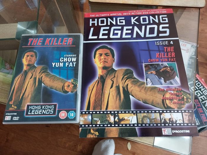 collection of Hong Kong Legend DVDs and magazine