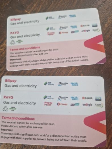 100 euro electric and gas vouchers