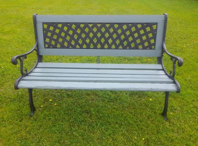 Cast iron garden benches