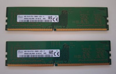 Sk Hynix 8GB (2 x 4GB) PC4-21300 DDR4-2666MHz Desktop Memory