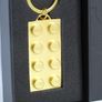 LEGO VIP Gold Lego Store Gold Membership Limited Edition Chrome Gold Key Chain Very Rare Not For Sale In Stores Or Online Image 6