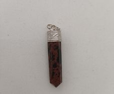 Mahogany Obsidian Crystal Pendant