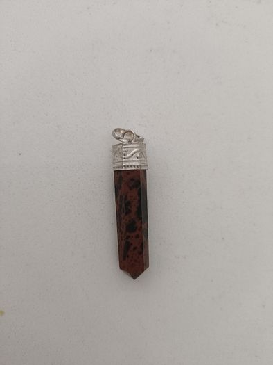 Mahogany Obsidian Crystal Pendant