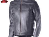 49% OFF - Bela Merlin Bikers Leather (Cowhide) Jacket - Black - FREE SHIPPING