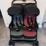 Joie double baby's buggie with rain covers Image 5