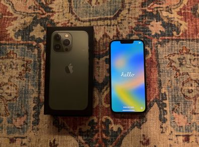 Apple iPhone 13 Pro 128GB Alpine Green - Boxed - Three Ireland - 78% Battery