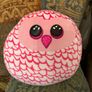 TY Squish-A-Boo Pinky Owl Image 2