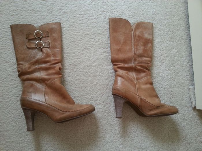 Pepe Jeans Tan Boots - Size 4