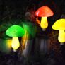 Set of 6 Solar Mushroom Lights Garden Outdoor Decor, 8 Modes Waterproof Mushroom Ornaments for Lawn Gardening Pathway Landscape Yard Easter Pathway Fence Christmas Halloween Decorations (FREE SHIPPING) Image 7