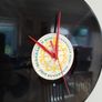 VINYL RECORD CLOCK. New Sweeping hand Quartz Clock Mechanism. vintage1978 12" vinyl record LP album Image 5