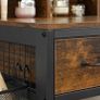 Dressing table and stool with 3-piece folding mirror Image 3