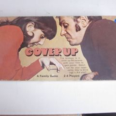 Vintage Cover Up Board Game 70's