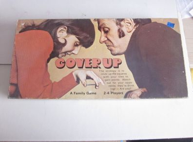 Vintage Cover Up Board Game 70's