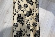 Black and cream curtains