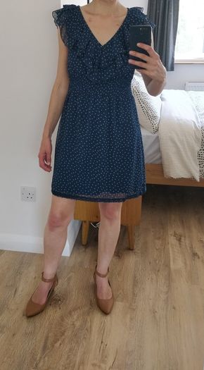 Summer dress - Blue dress size 8