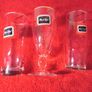 Vintage Retro Carling Black Label Glasses  X 3 Image 3