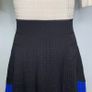 Karen Millen Black, Blue and White Knit Skater Dress Image 5